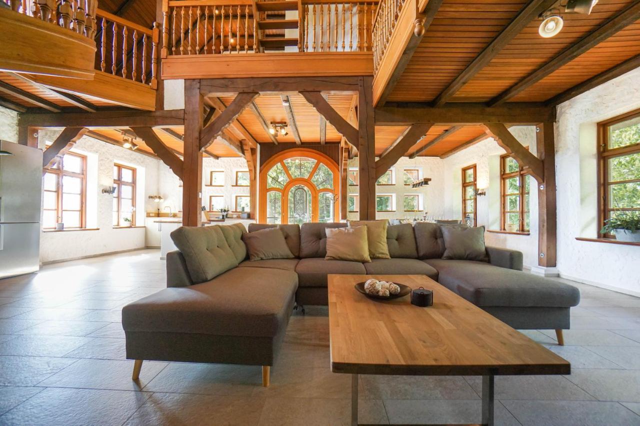 Ruhe Unter Reet-Haus Mit Sauna, Whirlpool Und Kamin Gnarrenburg Exterior photo
